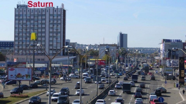 В Киеве на месяц ограничат движение транспорта на проспекте Степана Бандеры
