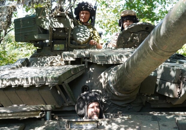 Карта боевых действий в Украине 25 августа