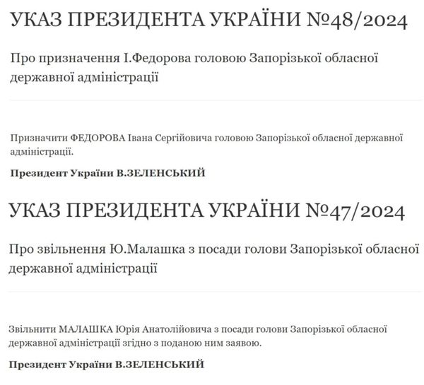 Мер Мелітополя Федоров став головою Запорізької ОВА