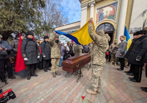 В Одессе простились с активистом Демьяном Ганулом