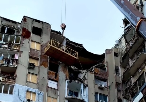 В Одессе стартовали противоаварийные работы в разрушенной из-за обстрела многоэтажке
